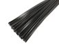 Preview: Plastic welding rods PE-HD 6mm Triangular Black 1kg rods HDPE | az-reptec